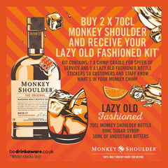 2 x Monkey Shoulder & Lazy Old Fashioned Kit Bundle