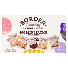 Border 100 Mini Packs Biscuits 5 Varieties