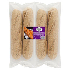 4 Brown Seeded Baguettes 600g