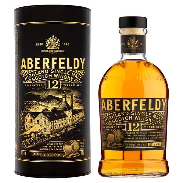 ABERFELDY 12 Year Old Single Malt Scotch Whisky 70cL