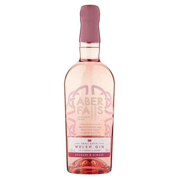 Aber Falls Welsh Gin Rhubarb & Ginger 70cl