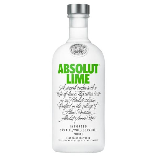 Absolut Lime Flavored Vodka 70cl