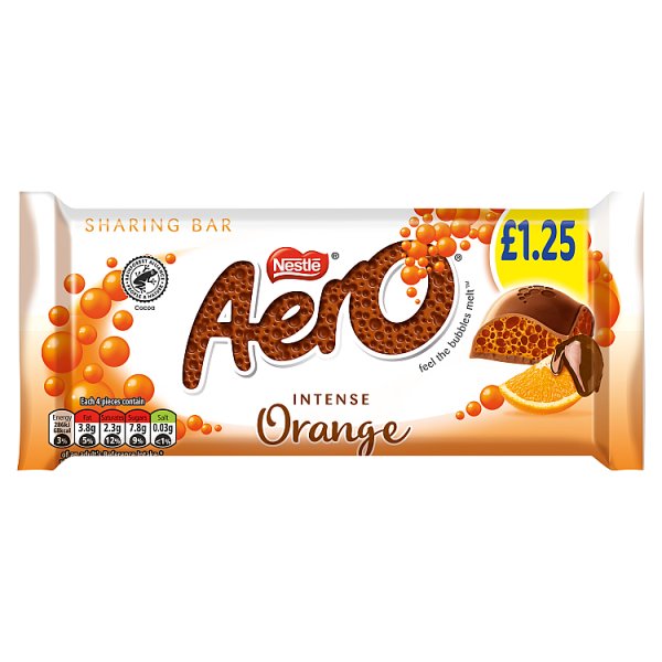 Aero Intense Orange Sharing Bar 90g