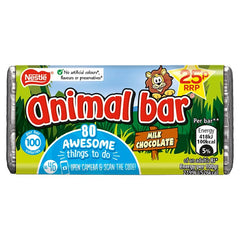 Animal Bar Milk Chocolate Bar 19g 25p