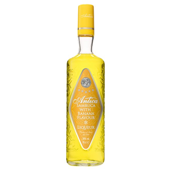 Antica Sambuca with Banana Flavour Liqueur 70cl