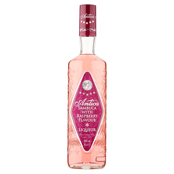 Antica Sambuca with Raspberry Flavour Liqueur 70cl