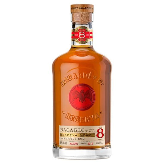 BACARDÍ 8 Year Old Premium Golden Rum 70cL