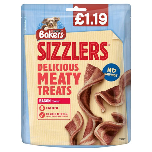 BAKERS Dog Treats Bacon Sizzlers 90g