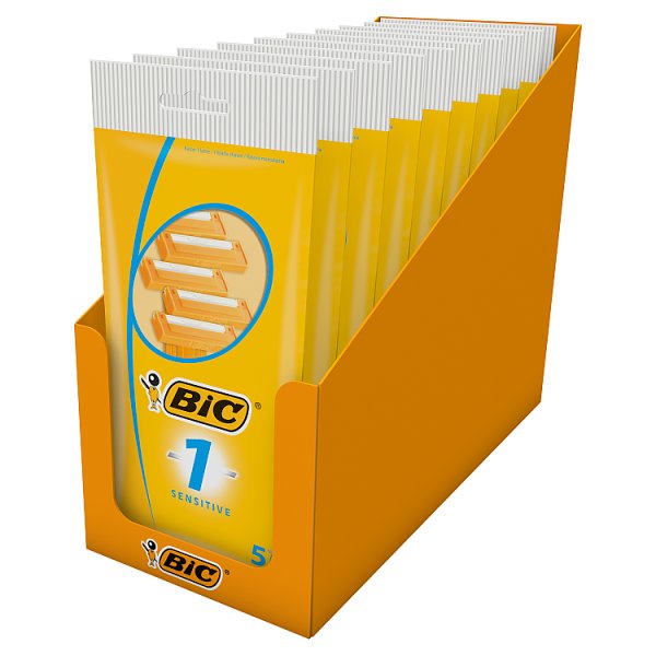 BIC 1 Sensitive Disposable Razors 5 Pack