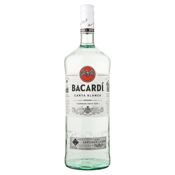 Bacardí Carta Blanca Superior White Rum 1.5L