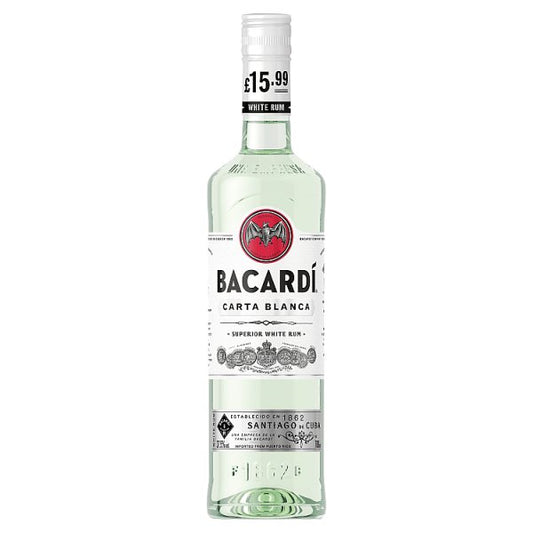 Bacardí Carta Blanca White Rum 70cl