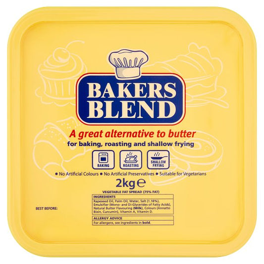 Bakers Blend Vegetable Fat Spread 2kg