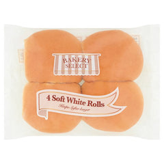 Bakery Select 4 Soft White Rolls