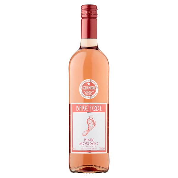 Barefoot Pink Moscato Rosé Wine 750ml