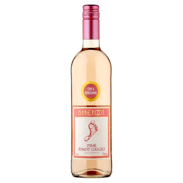 Barefoot Pink Pinot Grigio Rosé Wine 750ml