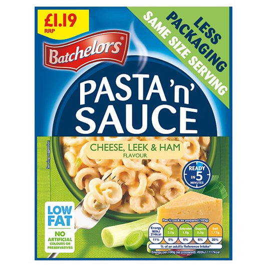 Batchelors Pasta 'n' Sauce Cheese, Leek & Ham Flavour 99g