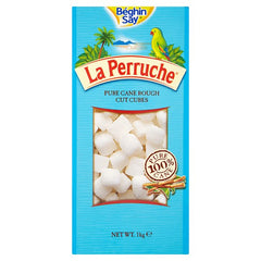 Béghin Say La Perruche Pure Cane Rough Cut Cubes 1kg SUWH1K