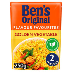 Bens Original Golden Vegetable Microwave Rice 250g