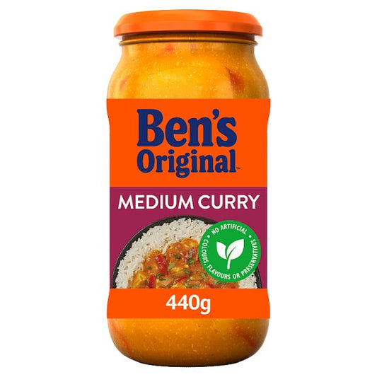 Bens Original Medium Curry Sauce 440g