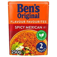 Bens Original Spicy Mexican Microwave Rice 250g