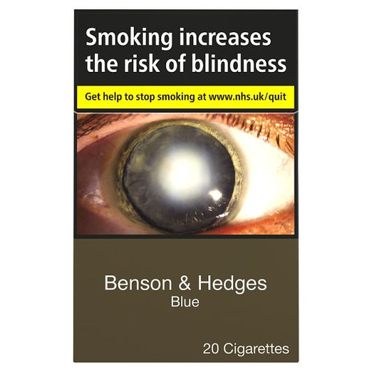 Benson & Hedges Blue 20 Cigarettes