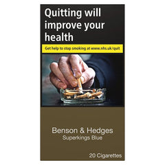 Benson & Hedges Superkings Blue 20 Cigarettes