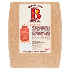 Billington's Demerara Natural Unrefined Cane Sugar 3kg