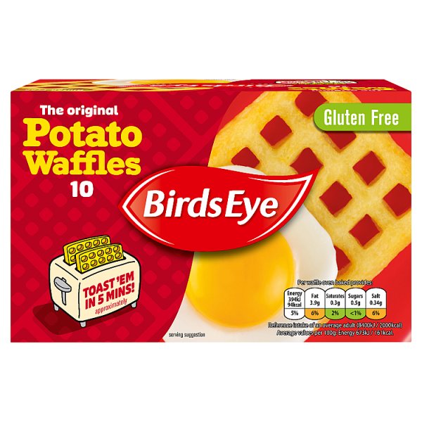 Birds Eye 10 The Original Potato Waffles 567g