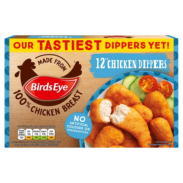 Birds Eye 12 Chicken Dippers 220g