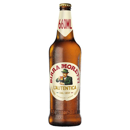 Birra Moretti Lager Beer 660ml Bottle