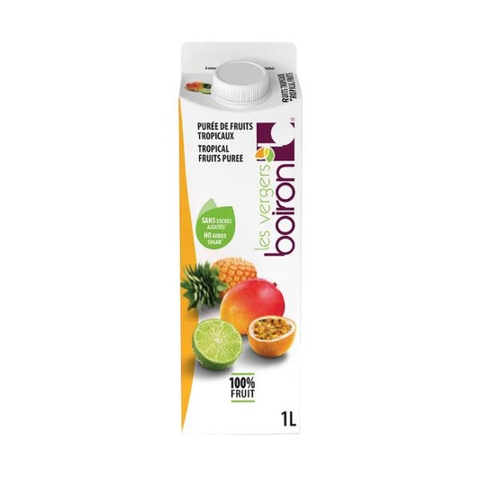 Boiron Ambient Fruit Puree 100% Trop Fruits 1Ltr