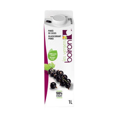 Borion Ambient Fruit Puree 100% Blackcurrent 1Ltr