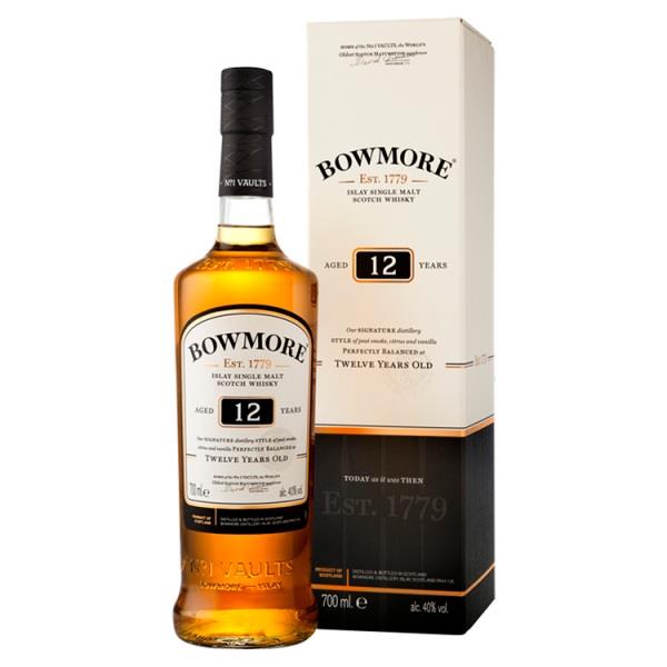 Bowmore 12 Year Old Single Malt Scotch Whisky 70cl