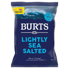 Burts Lightly Sea Salted Hand Cooked British Potato Chips 150g