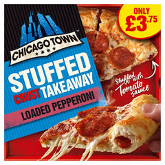 CHICAGO TOWN Stuffed Crust Takeaway Loaded Pepperoni 490g