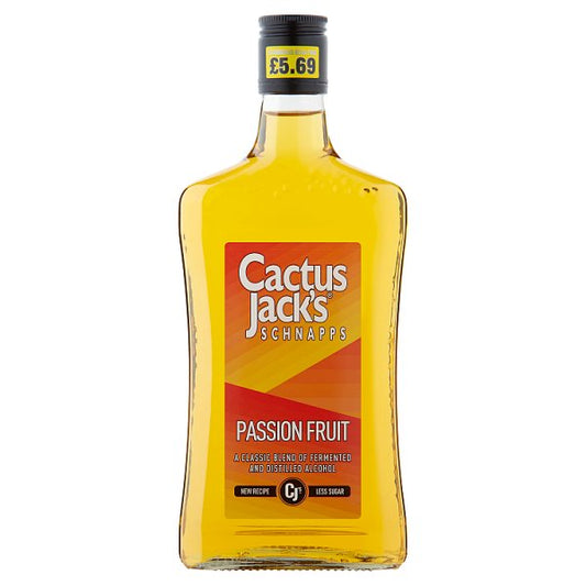 Cactus Jack's Schnapps Passion Fruit 50cl