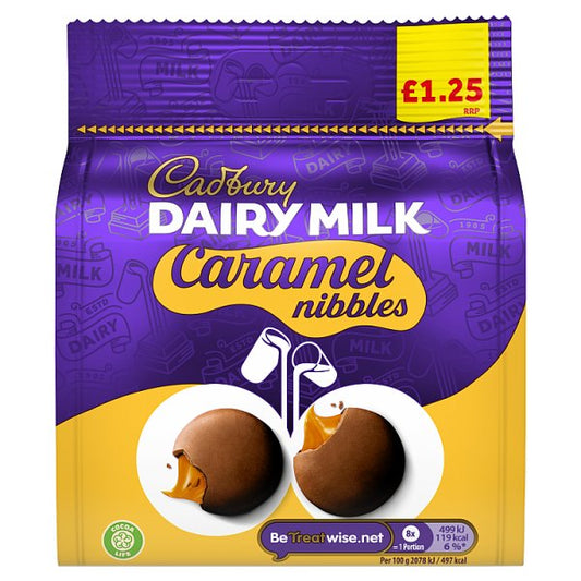 Cadbury Dairy Milk Caramel Nibbles 95g