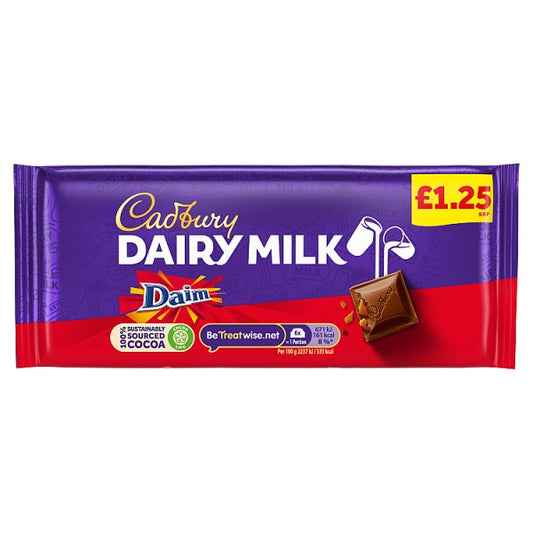 Cadbury Dairy Milk Daim 120g