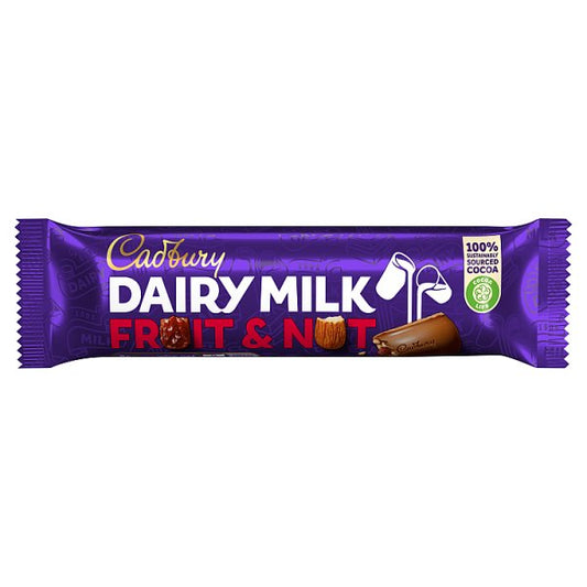 Cadbury Dairy Milk Fruit and Nut Chocolate Bar 49g