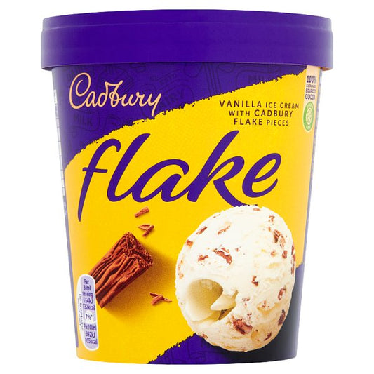 Cadbury Flake 99 Ice Cream Tub 480ml