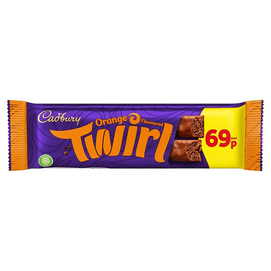 Cadbury Orange Flavoured Twirl 43g