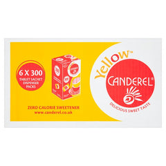 Canderel Yellow Tablet Sachets Dispencer Packs 153g