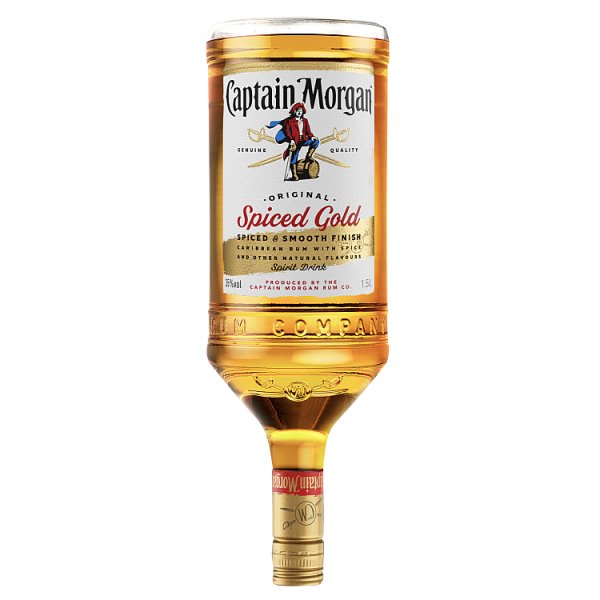 Captain Morgan Original Spiced Gold Rum Based Spirit Drink 1.5L