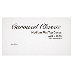 Carousel Classic 420 Medium Flat Top Cones