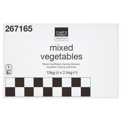 Chef's Essentials Mixed Vegetables 10kg (4 x 2.5kg)