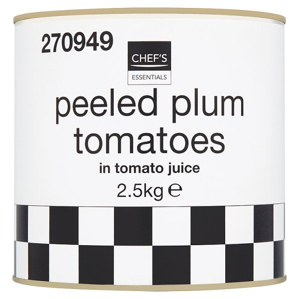 Chef's Essentials Peeled Plum Tomatoes in Tomato Juice 2.5kg