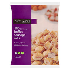 Chef's Larder 100 (Average) Buffet Sausage Rolls 1.6kg