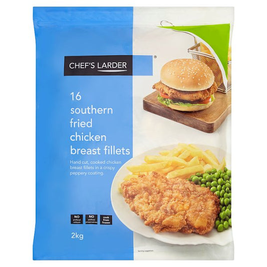 Chef's Larder 16 Southern Fried Chicken Breast Fillets 2kg