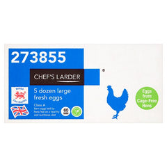 Chef's Larder 5 Dozen Large Fresh Eggs