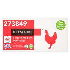 Chef's Larder 5 Dozen Medium Fresh Eggs